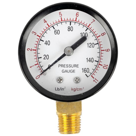 Air Gauge 160psi/11bar 1/4'm For Sg Ppx1 10l Paint Pot